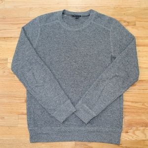 Theory Dark Grey Thermal Waffle Shirt